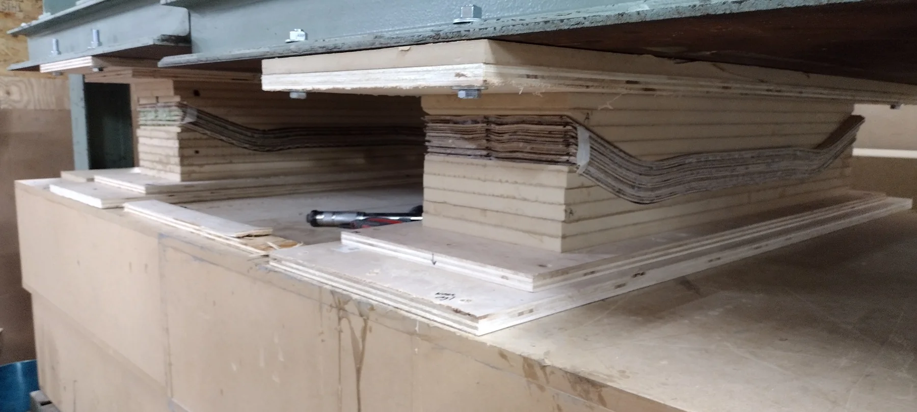 Skateboard uncuts inside production molds